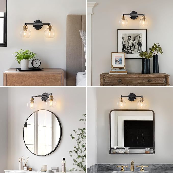 Bathroom Light Fixtures, 2-Light Modern Bathroom Vanity Light, Adjustable - Image 8