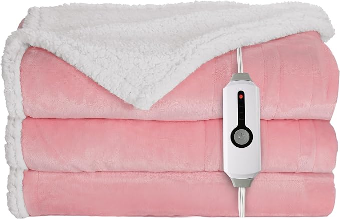 LaffyLo Electric Heated Blanket Throw Size - Image 7