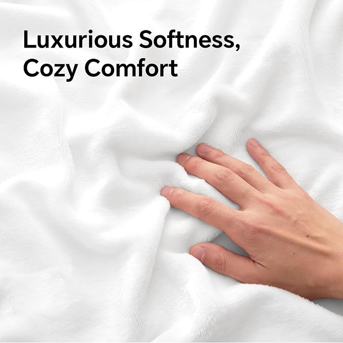 BEDELITE Flannel Pillow Cases Queen Size Set of 2, Super Soft Fleece Pillowcases - Image 4