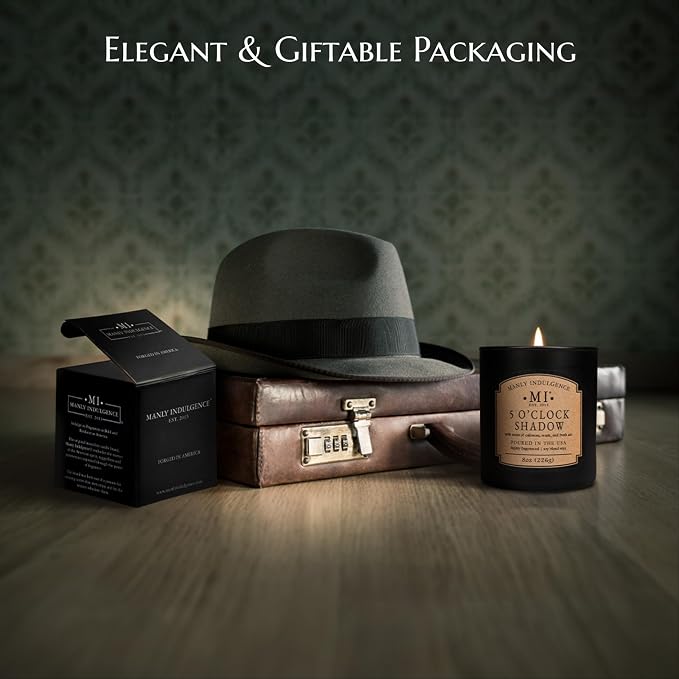 Manly Indulgence 5 O'Clock Shadow Scented Candles - Image 4