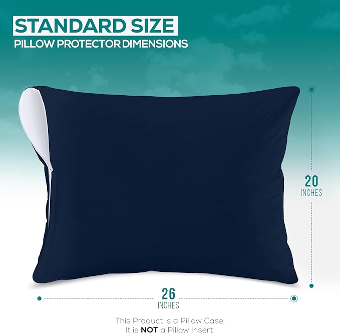 Utopia Bedding Premium 100% Waterproof Pillow Protectors - Image 2