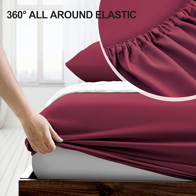 FreshCulture California King Fitted Sheet Only - Image 3