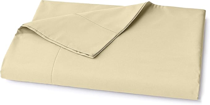 Lane Linen 100% Organic Cotton Twin XL Size Flat Sheet Only by LaneLinen