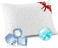 Cooling Pillows for Sleeping 1 Pack, Standard Size Adjustable Shredded Memory by WGAKCED