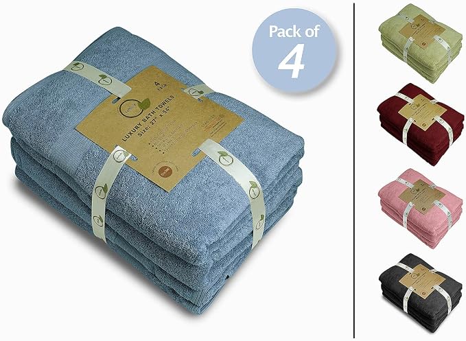 Softolle Luxury Bath Towels Set of 4 | Towels - Image 2