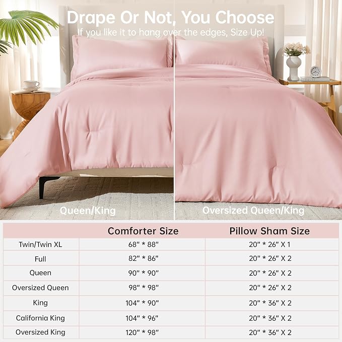 MUXHOMO Twin/Twin XL Comforter Set, All Season Ultra Soft Down Alternative - Image 8