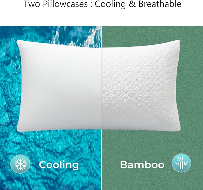Rainmr Pillow King Size Memory Foam - Image 5