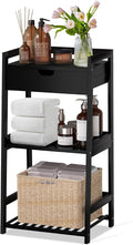 POXAKA 3 Tier Bamboo Bathroom Shelves by POXAKA