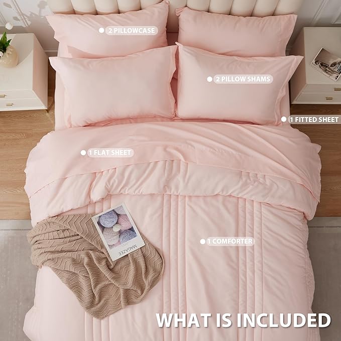 Full Comforter Set Pink - Image 3