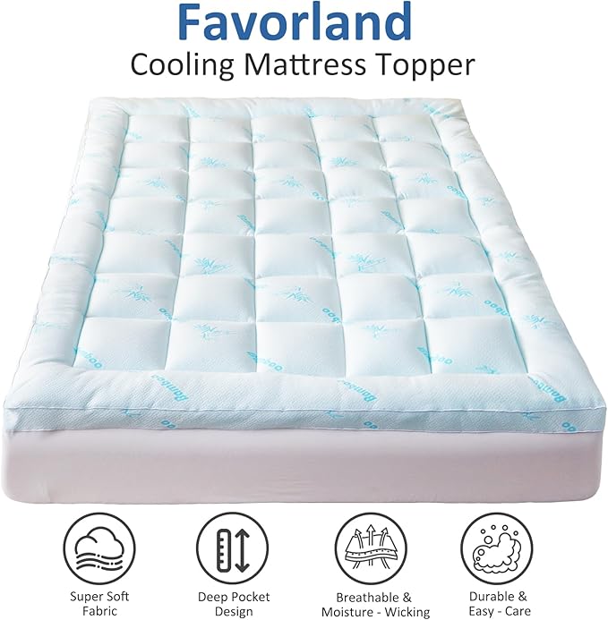 Favorland Mattress Topper Full Size - Image 2