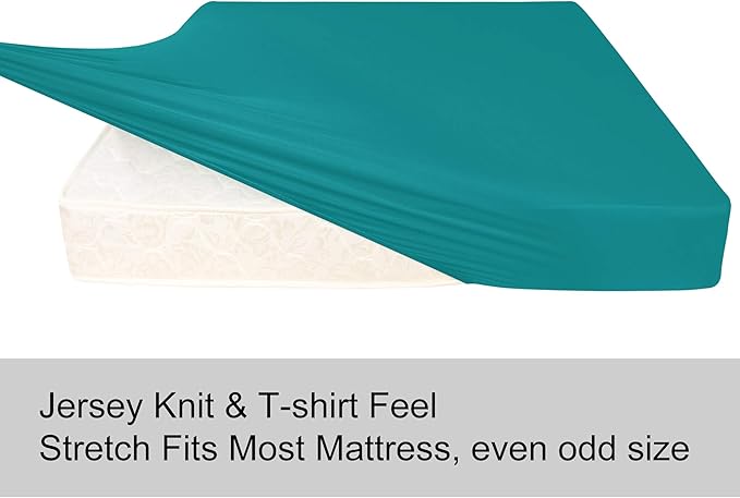 Soft Stretch Twin Size Fitted Sheet Only - Image 3