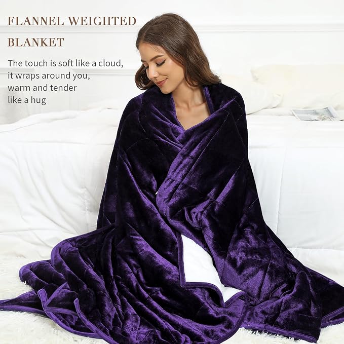 Alomidds Weighted Blanket Queen Size 15lbs 60 x 80 inches, Adult Weighted - Image 5