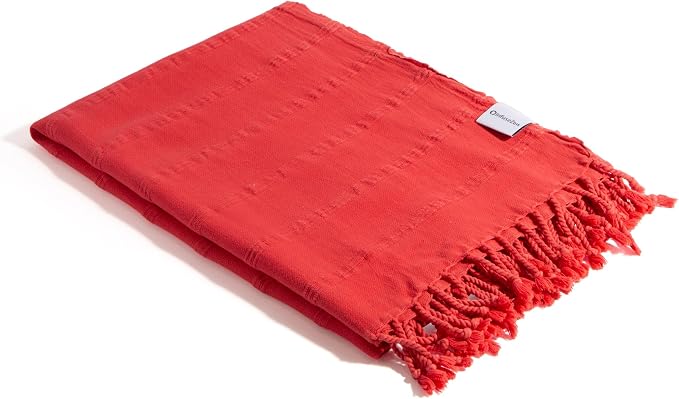 InfuseZen Stonewashed Turkish Bath & Beach Towel –100% Organic Turkish Cotton by InfuseZen