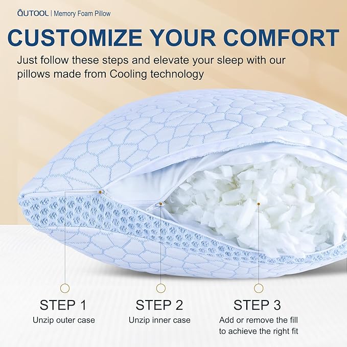 QUTOOL Enhanced Cooling Pillows - Image 4