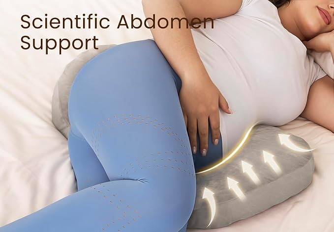 Pregnancy Pillow for Sleeping Memory Foam Pillow for Side Sleeper, Maternity - Image 2