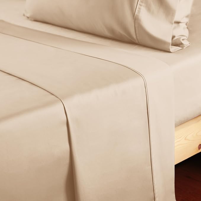 Cotton Queen Flat Sheet Only, 600 Thread Count 100% Egyptian Cotton Top Sheet - Image 7