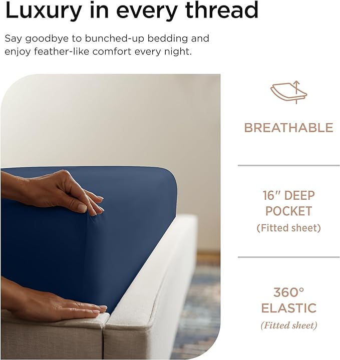 Threadmill Luxury 800 Thread Count 100% Cotton Sheets - Image 5