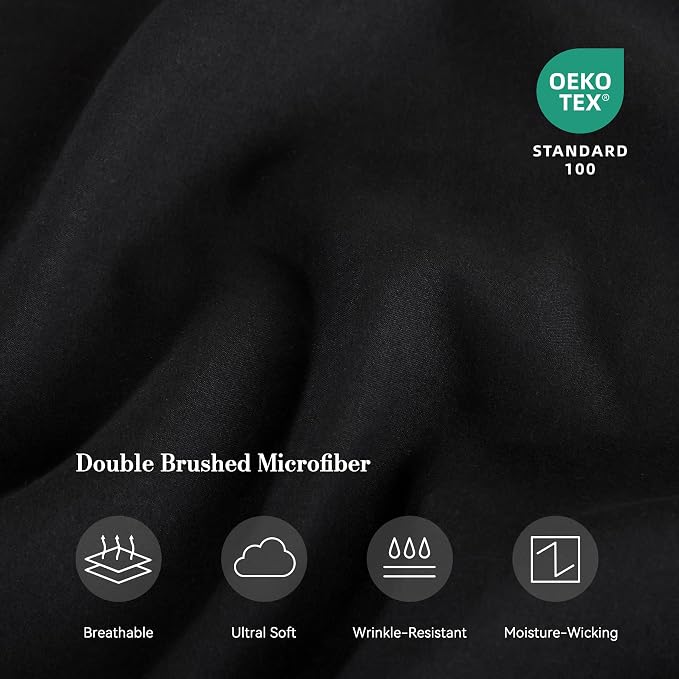 Twin Sheet Set 3 Piece, Wrinkle Free, Oeko-Tex Certified - Image 5