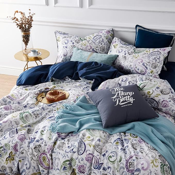 Cupocupa Duvet Cover Set;Duvet Cover Full Bedding Set Fluffy Boho Duvet Cover - Image 7