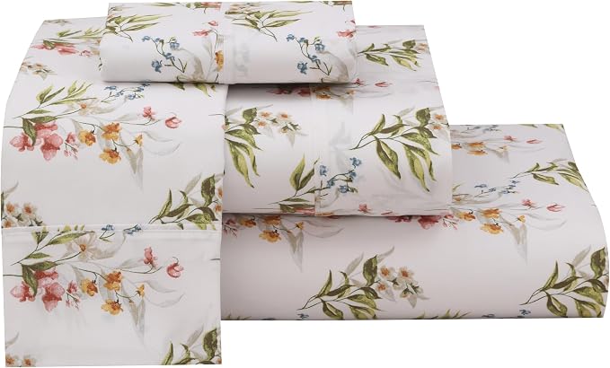 RUVANTI 100% Cotton Sheets – Split King Size Percale Bedding, Cooling & - Image 8