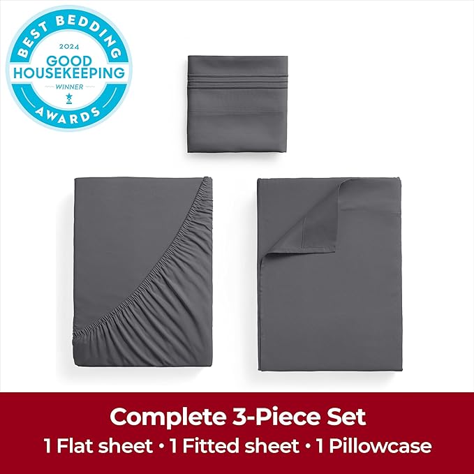 Mellanni Extra Deep Twin Sheets - Image 4