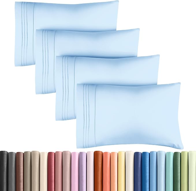 King Pillow Cases Set of 4 by CGKUnlimited
