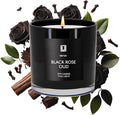 Lulu Candles | Black Rose & Oud | Smells Floral and Smokey | Luxury Scented Soy by LULUCANDLES