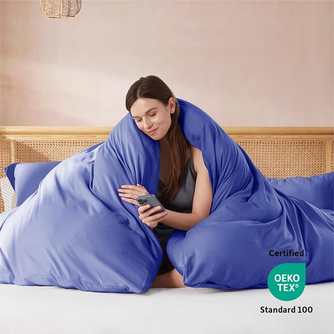Nestl Royal Blue Duvet Cover Queen Size - Image 3