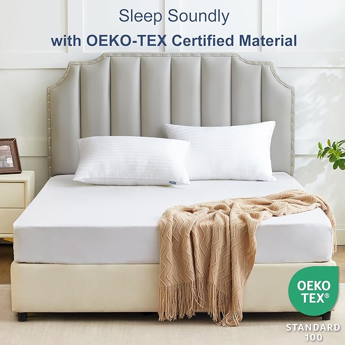 CozyLux Pillows King Size Set of 4, Cooling Hotel Quality Bed Pillows - Image 3