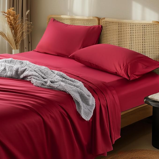 LBRO2M 1000 Thread Count 100% Egyptian Cotton Sheets Set Twin XL, 3 Piece Sets by LBRO2MBedding