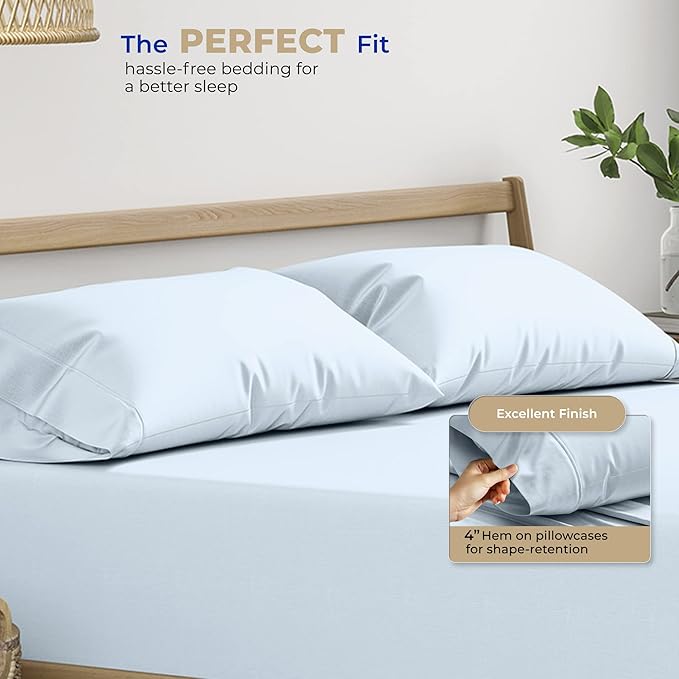 Thread Spread 100% Cotton King Size Pillow Cases Set of 2 - Image 4