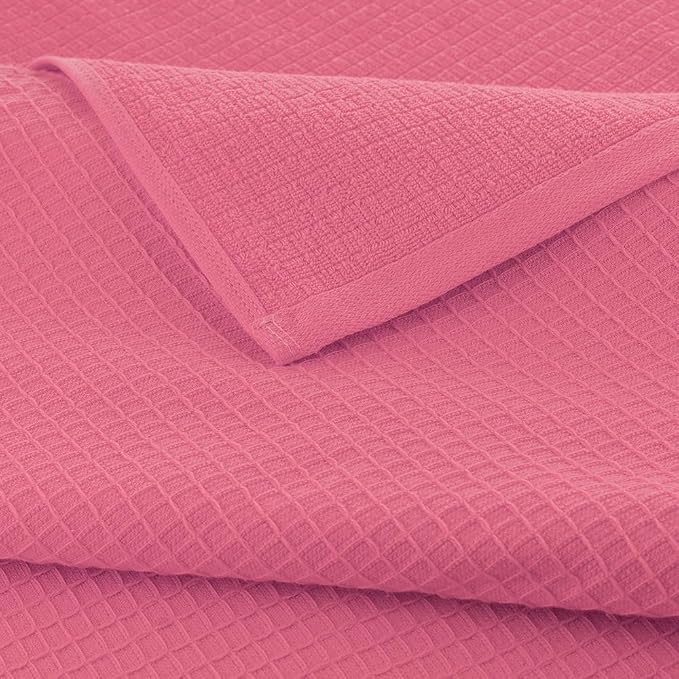 CASA COPENHAGEN Wafffle 4Pcs 100% Egyptian Cotton Large Designer Towels Gift - Image 2