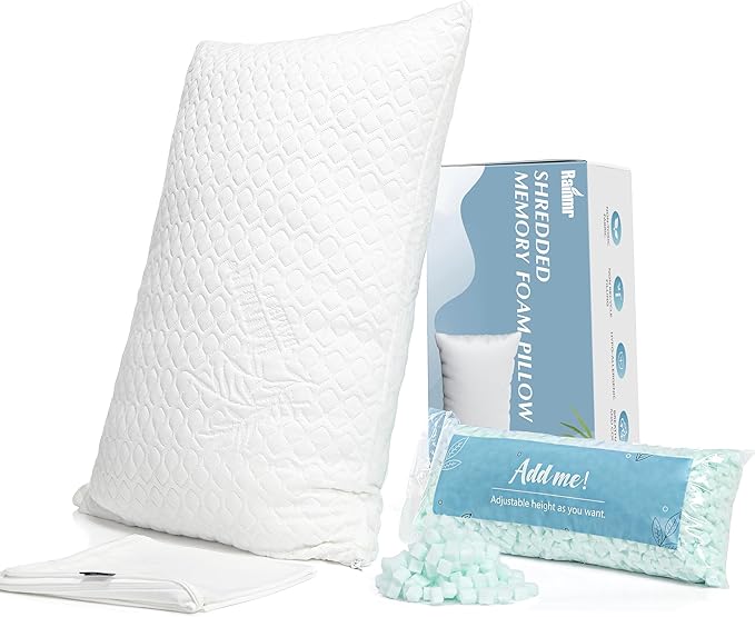Rainmr Pillow King Size Memory Foam by RainmrBedding