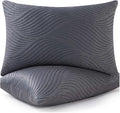 Pillows Queen Size Set of 2 Cooling Memory Foam Pillows by Smilereve