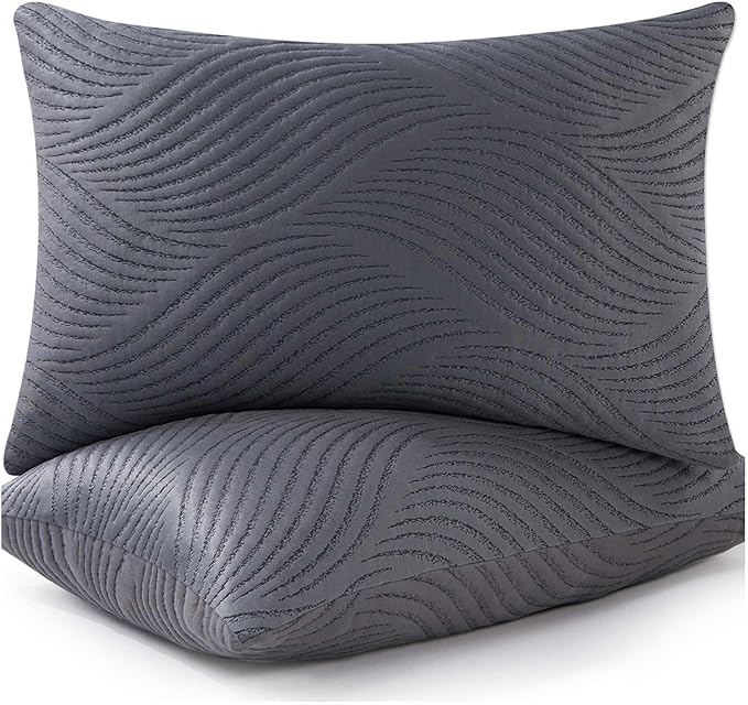 Pillows Queen Size Set of 2 Cooling Memory Foam Pillows by Smilereve