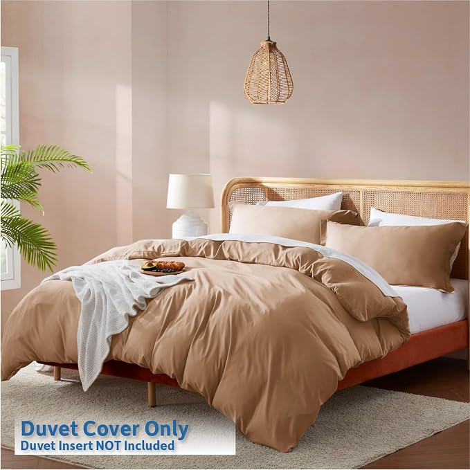 Nestl Mocha Brown Duvet Cover Full Size - Image 2