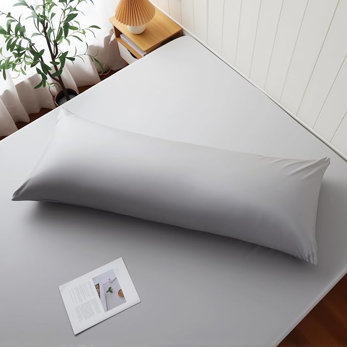 Body Cooling Pillow Case, Viscose Derived from Bamboo Long Pillow Protectors - Image 5