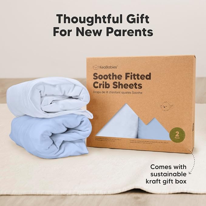 KeaBabies 2-Pack Organic Crib Sheets - Image 9