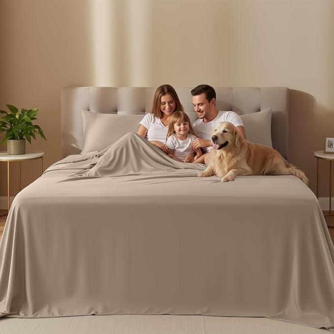 Utopia Bedding Queen Size Sheet Set – 4 Piece Bed Sheets, Soft and Breathable - Image 2