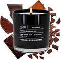 Lulu Candles | Leather & Tibetan Oud | Luxury Scented Soy Jar Candle | Hand by LULUCANDLES
