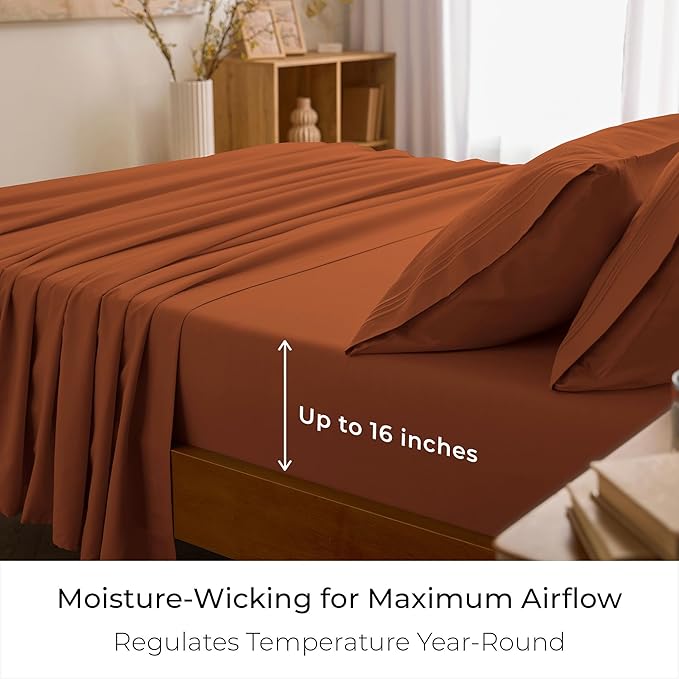 Mellanni California King Sheets Set - Image 4
