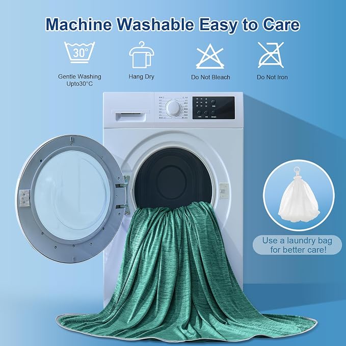 KMUSET Cooling Blanket Throw, Double Sided Summer Cooling Blankets - Image 7