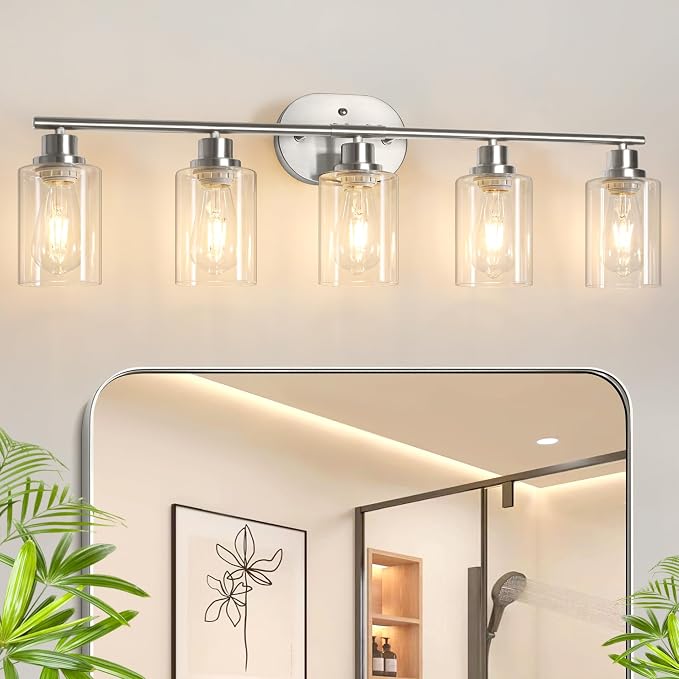 Unicozin Bathroom Light Fixtures, 5 Light Vanity Lights by Unicozin