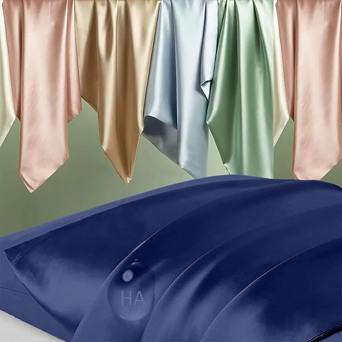 Silk Pillowcase for Hair and Skin, Mulberry Silk Pillow Cases Standard Size - Image 2