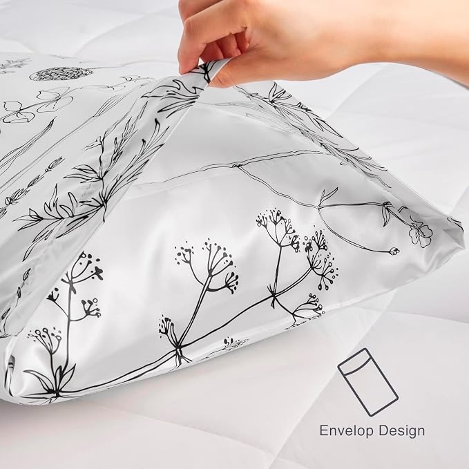 EXQ Home Satin Body Pillow Pillowcase Super Soft Silk Pillowcase, Body Pillow - Image 4