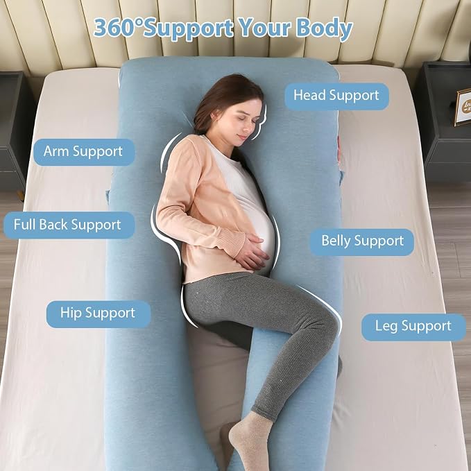 BATTOP Pregnancy Pillow for Sleeping, Maternity Pillow - Image 7