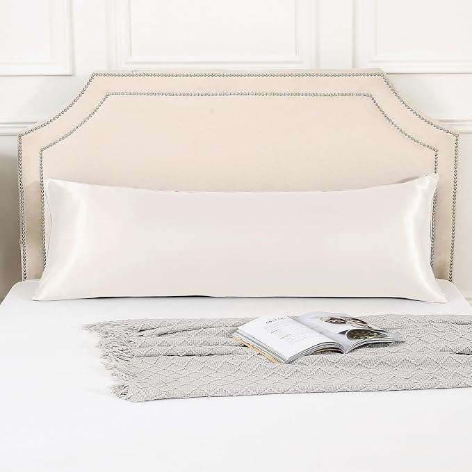 HUXMEYSON Body Pillow with Satin Pillowcase, Body Pillow - Image 7