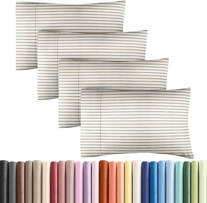 King Pillow Cases Set of 4 by CGKUnlimited