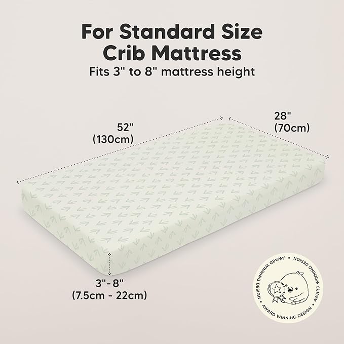 KeaBabies 2-Pack Organic Crib Sheets - Image 2