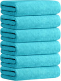 JML Bath Towels, Microfiber Bath Towel Set 6 Pack 30" x 60", Soft Absorbent by JML